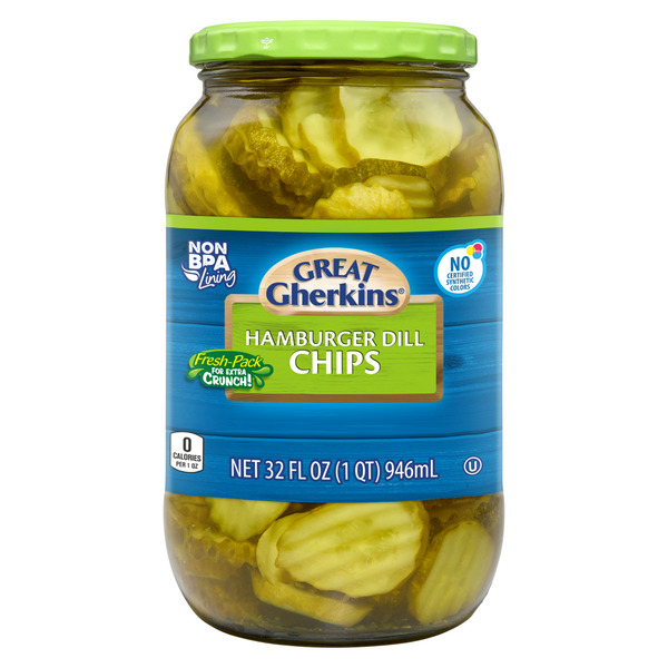 Great Gherkins Hamburger Dill Pickles