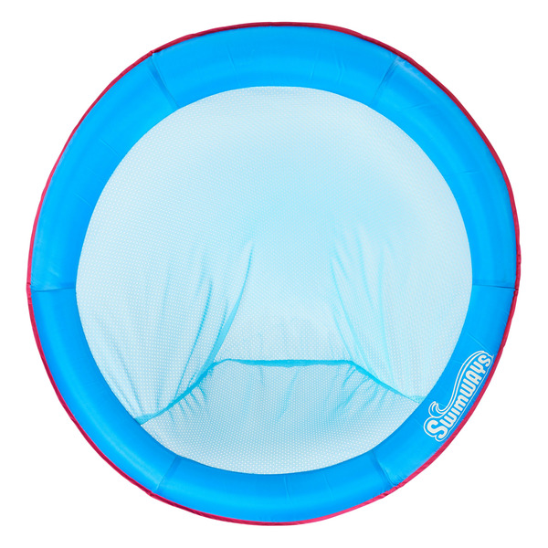 SwimWays 12.5-in x 12.5-in 1 -Seat Blue Spring float