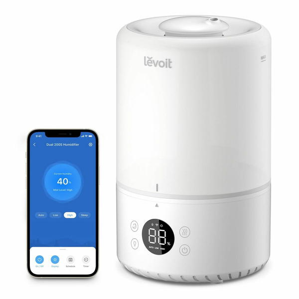 Levoit Dual 200S Smart Top-Fill Humidifier - White