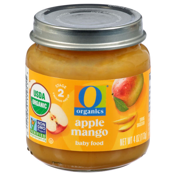 O Organics Apple Mango Stage 2 Baby Food