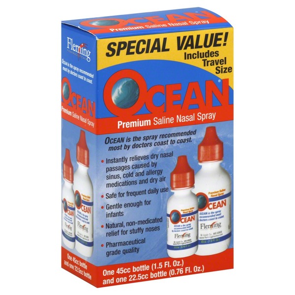 sodium chloride nasal spray ocean