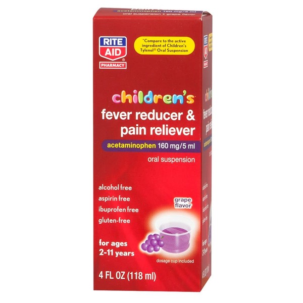Rite Aid Pharmacy Acetaminophen, Childrens, Non Aspirin, Oral