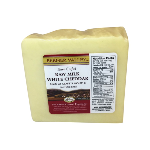 Raw Milk White Cheddar Cheese, Block (1 lb) from Sprouts Farmers Market