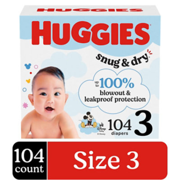 Huggies Disney Baby Size 3 Diapers (16-28 lbs (7-13 kg))