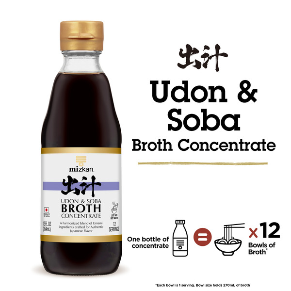 Mizkan Udon and Soba Broth Concentrate, 12 FL oz Same-Day Delivery