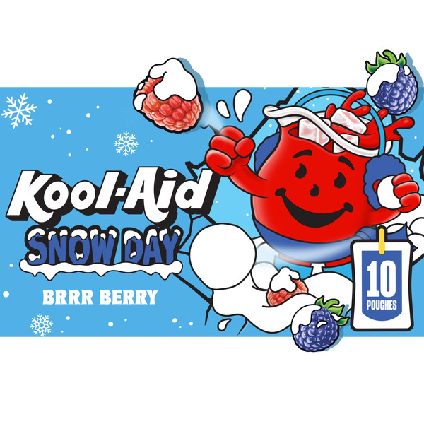 Kool-Aid Snow Day Brrr Berry Artificially Flavored Drink Same-Day