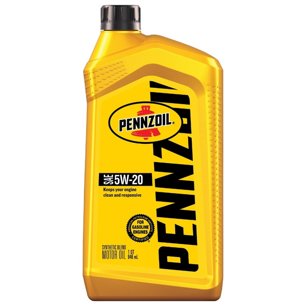Pennzoil Motor Oil, Synthetic Blend, SAE 5W-20 Same-Day Delivery