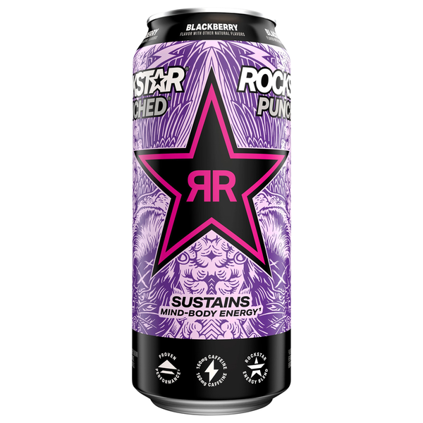 Rockstar Blackberry Energy Drink