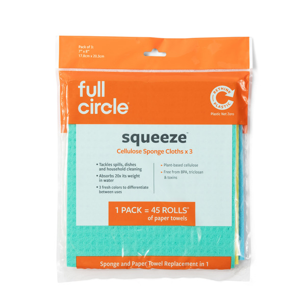 Full Circle Squeeze, Cellulose Sponge Cloths