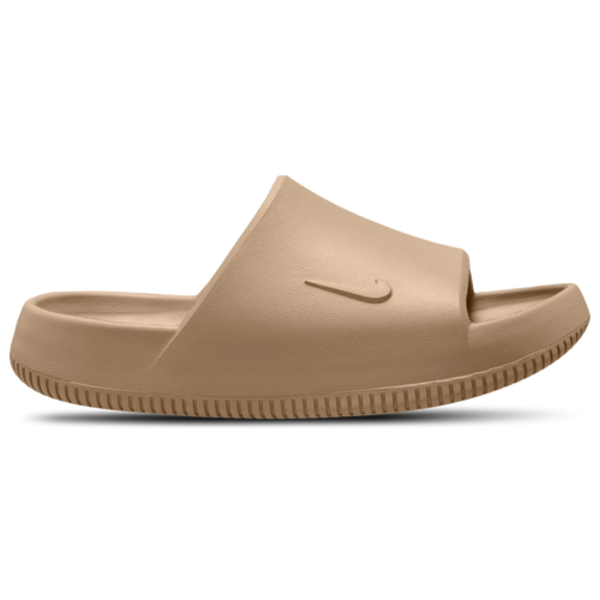 Nike Big Kids' Calm 2.0 Slide Sandals, Size 4 - Linen