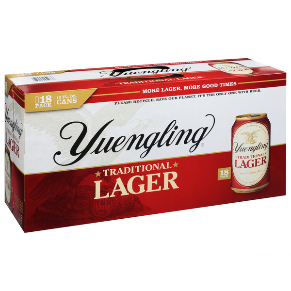 Yuengling Beer, Traditional Lager, 18 Pack Same-Day Delivery or