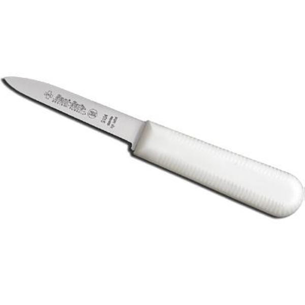 Dexter - S104 Sani-Safe 3 1/4" cook's style parer, white handle