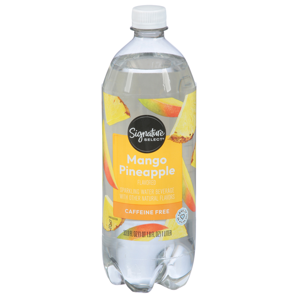 Signature SELECT Sparkling Water Beverage, Mango Pineapple Flavored
