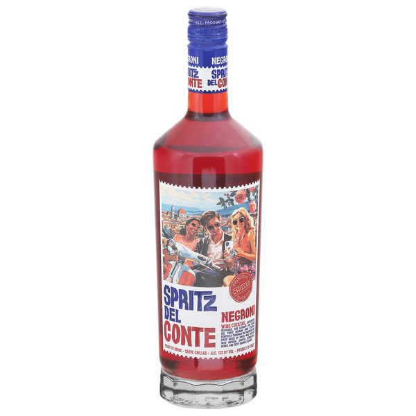 Spritz Del Conte Negroni Ready to Serve Italian Spritz Cocktail