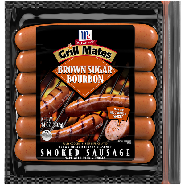 McCormick Grill Mates Brown Sugar Bourbon Smoked Sausage
