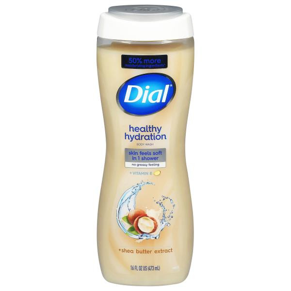 Publix Dial Body Wash, Healthy Hydration, Shea Butter Extract plus ...