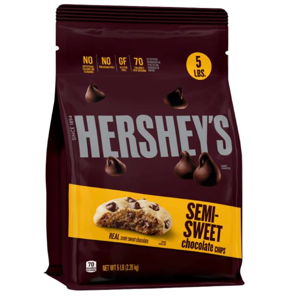 Hershey's - Semi Sweet Chocolate Chips - 5lbs