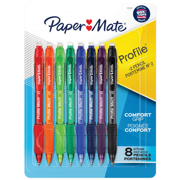 Paper Mate 0.7mm Profile #2 Mechanical Pencils - Multicolored