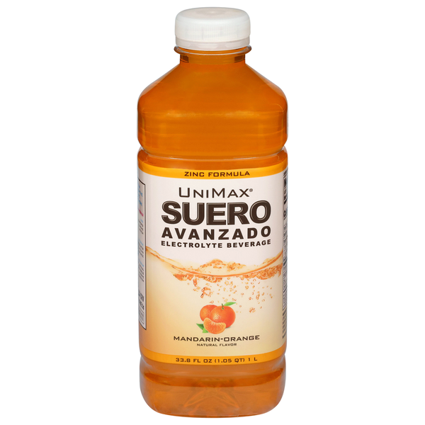 UniMax Suero Avanzado Mandarin-Orange Electrolyte Beverage