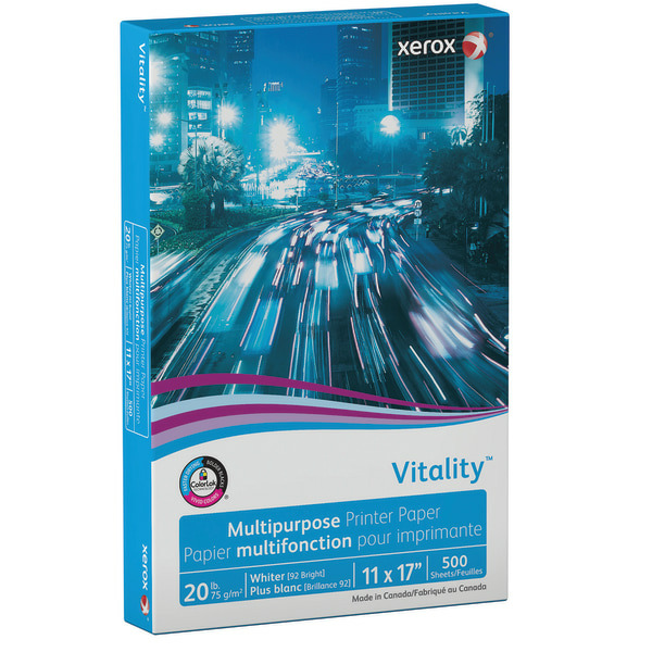 Xerox Vitality Vitality FSC Certified Multi-Use Printer Paper - Ledger Size 11" x 17"