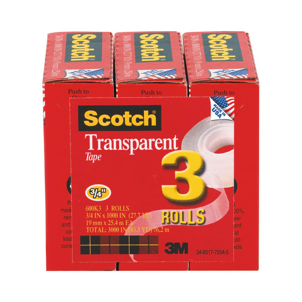Scotch Tape, Transparent