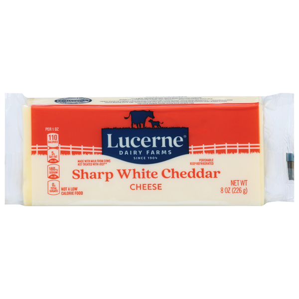 Lucerne Cheese, Sharp White Cheddar