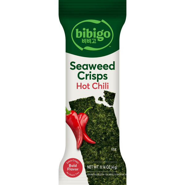 Bibigo Crispy Hot Chili Flavor Seaweed Crisps