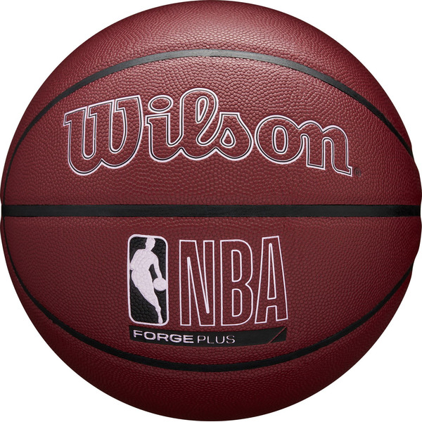 Wilson NBA Forge Plus Indoor & Outdoor Basketball, Size 28.5 - Maroon