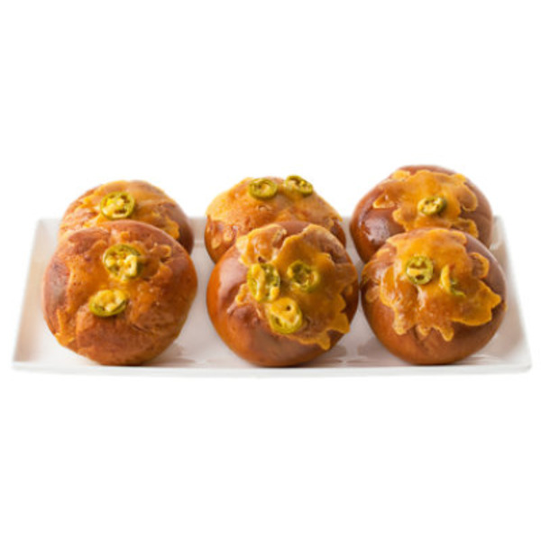 Kaiser Rolls with Jalapeno & Cheese