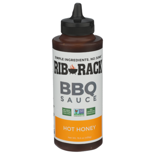 Rib Rack Hot Honey Squeeze Bbq Sauce