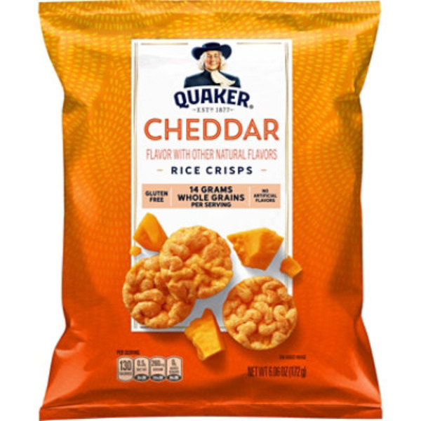 Quaker Rice Crisps, Cheddar Flavor