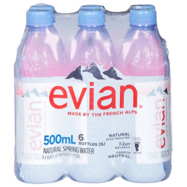 evian Natural Spring Water