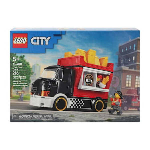 LEGO City Fries Food Truck Building Toy Set, 216 Piece