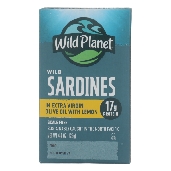 Wild Planet Lightly Smoked Wild Sardines in Extra Virgin Olive Oil