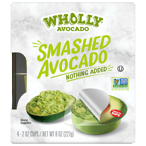 WHOLLY AVOCADO Smashed Avocados Mini Carton Same-Day