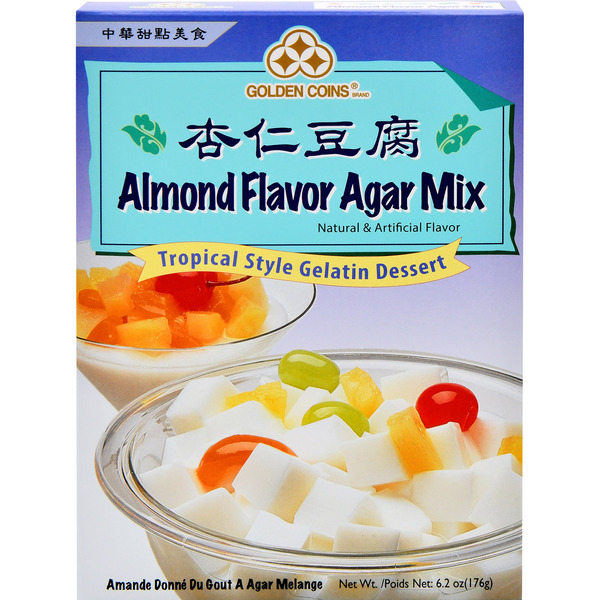 Golden Coin Almond Flavor Agar Mix Almond