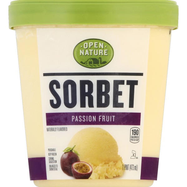 Open Nature Sorbet, Passion Fruit