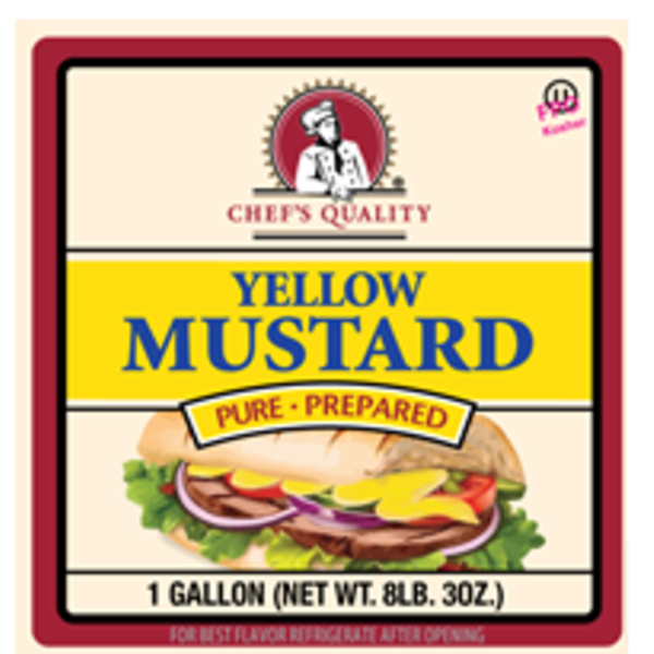 Chef's Quality - Yellow Mustard - gallon