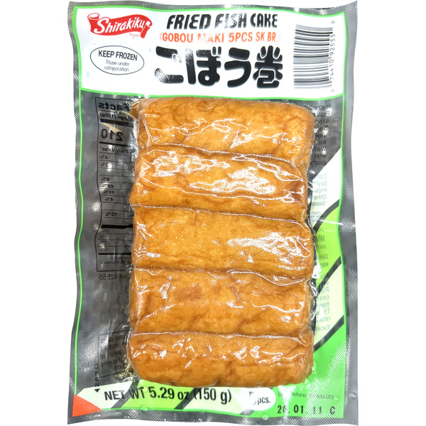 Shirakiku Gobo Maki Fried Fish Cake