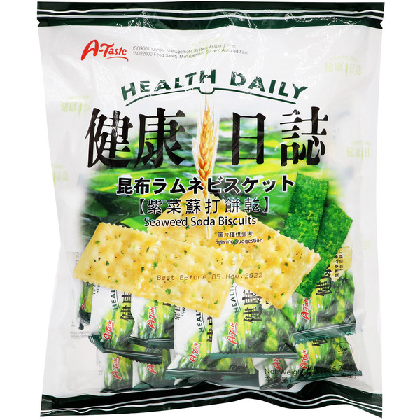Health Daily Seaweed Soda Biscuits