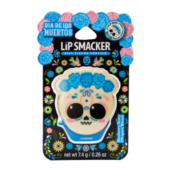 LIP SMACKERS Blooberry Scary Dia De Los Muertos Lip Balm