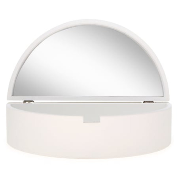 Room 2 Room Flip Top Wall Shelf With Mirror & Storage - 11.6" x 6.7"