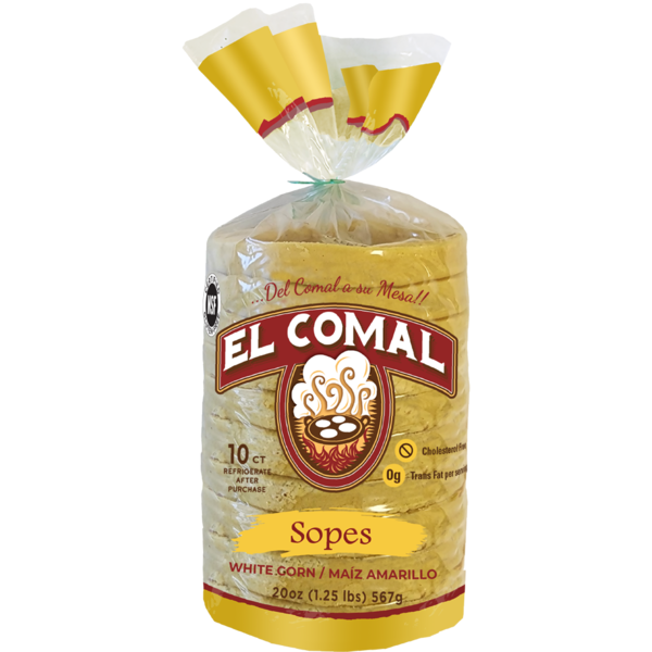 El Comal Yellow Corn Sopes