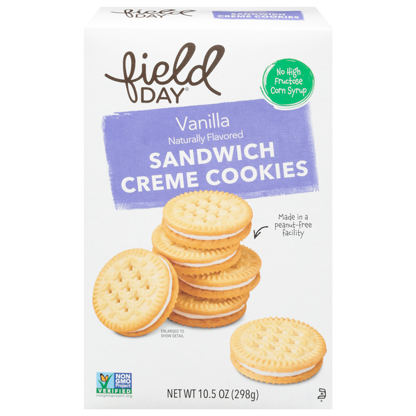 FIELD DAY Cookies, Vanilla, Sandwich Creme Same-Day Delivery | PCC