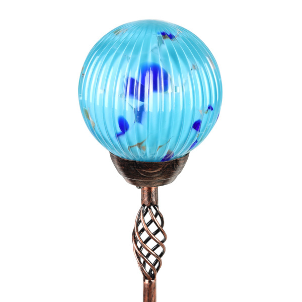 Exhart 30-in MultiColor Metal Solar Traditional Stake
