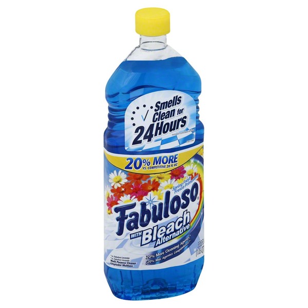 Fabuloso MultiPurpose Cleaner, with Bleach Alternative, Spring Fresh
