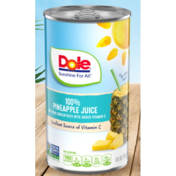Dole Juice Pineapple 8z