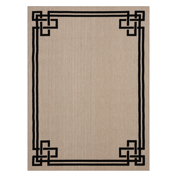 ALDI Huntington Home Tribal Border Indoor & Outdoor Rug, 5x7 Feet Same ...