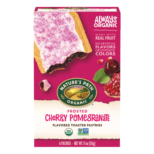 Nature's Path Frosted Cherry Pomegranate Toaster Pastries Same-Day