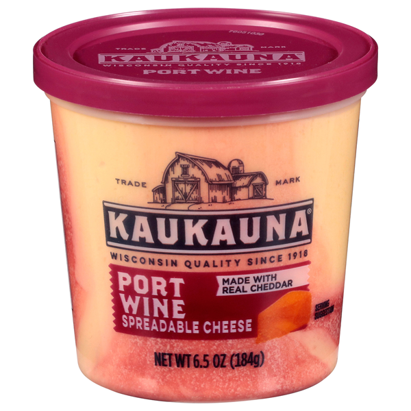 Kaukauna Spreadable Cheese, Port Wine